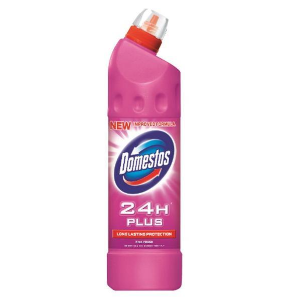 WC Fertőtlenítő Rózsaszín Domestos Thick Bleach Pink Extended Power