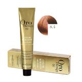 Demipermanens Hajfesték Fanola Oro Therapy Color Keratin 8.4 Réz Világos Szőke, 100ml