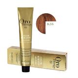 Demipermanens Hajfesték Fanola Oro Therapy Color Keratin 8.34 Rezes Arany Világos Szőke, 100ml