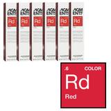 Koncentrált Pigment Szett Vörös - Alfaparf Milano Ultra Concentrated Pure Pigment RED 6 x 8 ml