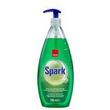 Folyékony mosogatószer, pumpás, uborka és citrom illattal  - Sano Spark Dishwashing Liquid Cucumber & Lemon, 700 ml