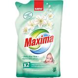 Aloe Vera Ruhaöblítő Babaruhákhoz, utántöltő – Sano Maxima BABY Aloe Vera Hygienic Fabric Softener Refill, 1000 ml