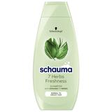 Sampon 7 Növénnyel Normál Zsirosodó Hajra - Schwarzkopf Schauma 7 Herbs Shampoo for Normal to Grasy Hair, 400 ml