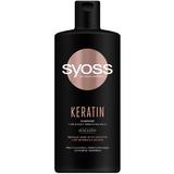 Keratinos Sampon a Törékenységre Hajlamos Hajra - Syoss Professional Performance Japanese Inspired Keratin Shampoo for Easily Breaking Hair, 440 ml