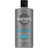 Férfi Sampon Normál, Zsírosodó Hajra - Syoss Men Professional Performance Japanese Inspired Clean & Cool Shampoo for Normal to Greasy Hair, 440 ml