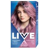 Tartós Hajfesték - Schwarzkopf Live Color Lighter + Twist Permanent 2 in 1 Lightener + Pastel, árnyalat 105 Purple Rose Gold