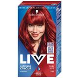 Tartós Hajfesték - Schwarzkopf Live Intense Color Permanent Built-in Vibrancy Serum, árnyalat 035 Real Red