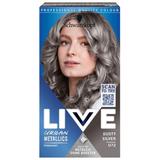 Tartós Hajfesték - Schwarzkopf Live Urban Metallics Intense Color Permanent Built-in Metallic Shine Booster, árnyalata U72 Dusty Silver