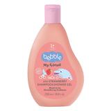 Finom Epres Illatú Gyerek Sampon és Tusfürdő 2 az 1-ben +1 éves - Bebble My Friend  2 in 1 Straweberry Shampoo & Shower Gel, 250 ml