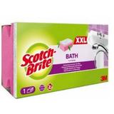 Tisztító Szivacs Fürdőszobai Felületekre Körömvédelemmel - 3M Scotch Brite XXL Bath Scrub Sponge, 1 db.