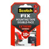 Szuper erős dupla ragasztószalag - 3M Scotch Fix Mounting Tape Double-Face Extreme Exterior, 10 kg, 19 mm x 1.5 m, 1 db.