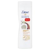 Testápoló Kókuszolajjal és Mandulatejjel - Dove Nourishing Secrets Restoring Ritual Body Lotion with Coconut Oil and Almond Milk, 250 ml