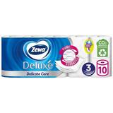 Gyengéd Toalettpapír, 3 Rétegű - Zewa Deluxe Delicate Care, 10  tekercs