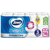 Gyengéd Toalettpapír, 3 Rétegű - Zewa Deluxe Delicate Care, 16  tekercs