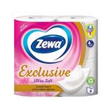 Ultra Finom Toalettpapír, 4 Rétegű - Zewa Exclusive Ultra Soft, 4 tekercs