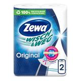 Konyhai Papírtörlő, 2 Rétegű - Zewa Wisch & Weg Original, 2 tekercs