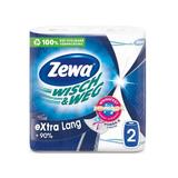  Extra Hosszú Konyhai Papírtörlő, 2 Rétegű - Zewa Wisch & Weg Extra Long, 2 tekercs