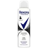 Izzadásgátló Dezodor Spray Láthatatlan, Nőknek  - Rexona MotionSense Invisible Black&White 48h, 150ml