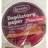 Gyantalehúzó papírtekercs, prémium minőség - Beautyfor Depilatory Waxing Paper, Roll, Premium, 85g, 7cm x 100m