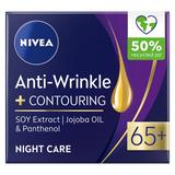 Ránctalanító Éjszakai Krém az Arc Újradefiniálására 65+ - Nivea Anti-Wrinkle + Contouring Night Care, 50 ml