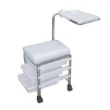  Manikűr és Pedikűr Szék, Szalonokba CH-5005, Fehér - Beautyfor Salon Seat for Pedicure & Manicure CH-5005, White, 1 db.