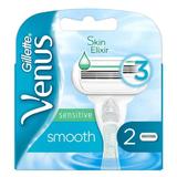 3 pengéjű borotvatartalékok érzékeny bőrre - Gillette Venus Smooth Sensitive, 2 db