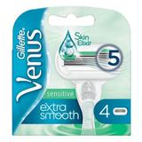 Gillette Venus Extra Smooth Sensitive 5 pengés borotvatartozékok érzékeny bőrre, 4 db
