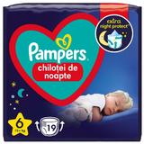 Éjszakai Bugyi Pelenkák - Pampers Pants Extra Night Protect, 6-os méret (15+ kg), 19 db.