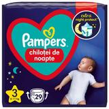 Éjszakai Bugyi Pelenkák  - Pampers Pants Extra Night Protect, 3-as méret (6-11 kg), 29 db.