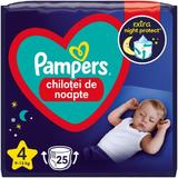 Éjszakai Bugyi Pelenkák - Pampers Pants Extra Night Protect, 4-es méret (9-15 kg), 25 db