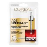 Szalvéta típusú maszk a hidratálásért és a feszességért L'Oreal Paris - Dermo Expertise Age Specialist 45+ Tissue Mask, 30 g