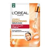 Szalvéta típusú maszk C-vitamin világító szérummal - L'Oreal Paris Revitalift Clinical C-vitamin Brightening Serum-Mask, 26 g