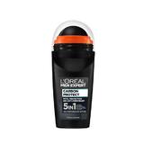 Izzadásgátló dezodor roll on  férfiaknak - L'Oreal Paris Men Expert Carbon Protect 5in1, 50 ml