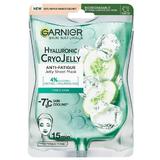 Hűsítő hatású hidratáló szövetmaszk - Garnier Hyaluronic CryoJelly Anti-fatigue Jelly Sheet Mask, 27 g