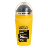 Izzadásgátló roll on/golyós dezodor férfiaknak – L'Oreal Paris Men Expert Invincible Sport 96H, 50 ml