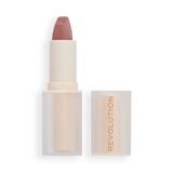 Szaténes Ajakrúzs - Makeup Revolution Lip Allure Soft Satin Lipstick, árnyalata Brunch Pink Nude, 3.2 g