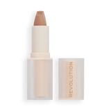Szaténes Ajakrúzs - Makeup Revolution Lip Allure Soft Satin Lipstick, árnyalata Lover Nude, 3.2 g