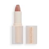 Szaténes Ajakrúzs  - Makeup Revolution Lip Allure Soft Satin Lipstick, árnyalata Queen Pink, 3,2 g