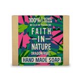 Természetes szilárd szappan sárkánygyümölccsel –  Faith in Nature Hand Made Soap Dragon Fruit, 100 g