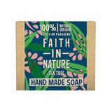 Természetes szilárd szappan zöld teafával – Faith in Nature Hand Made Soap Tea Tree, 100 g