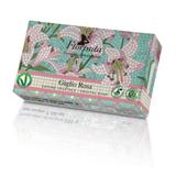 Rózsaszín liliom illatú növényi szappan - La Dispensa Florinda Sapone Vegetale Giglio Rosa, 100 g