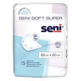 Védő alsó betétek - Seni Soft Super Underpads, 60 x 60 cm, 5 db.