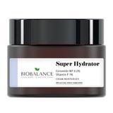 Intenzíven hidratáló helyreállító krém, ceramid 0,2% + 1% F-vitamin - Bio Balance Super Hydrator Cream Moisturizer, 50 ml