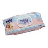 Rózsaszín nedves törlőkendők -  Bebiko Bebiko Vip Baby Wet Wipes, Paksel, 72 db.