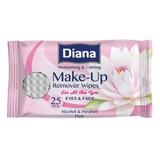 Sminklemosó törlőkendők -  Diana Make-Up Remover Wipes, Paksel, 25 db.