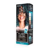 Féltartós 100% Vegán Hajfesték - Neva Flashy Colors Turquoise, árnyalata Türkiz, 100 ml