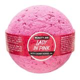 Fürdőgolyó cseresznyemagolajjal - Beauty Jar Lady in Pink, 150 g