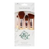 4 db-os ökológiai ecsetkészlet arcsminkhez  - So Eco Face Brush Set, 1 szett