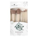 5 db ökológiai sminkecset készlet - So Eco Sculpting Set, 1 szett
