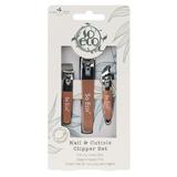 3 db-os ökológiai körömvágó körömvágó készlet köröm- és kutikulához -  So Eco Nail & Cuticle Clipper Set, 1 szett